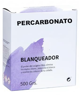 CABLEPELADO - Percarbonato Sódico Blanqueador (500g) | Limpiador con Oxígeno Activo para Ropa y Superficies | Elimina Manchas de Grasa y Vino | Desinfecta la Colada