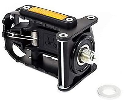 Brompton Klapppedal, Linke Hand, Schwarz