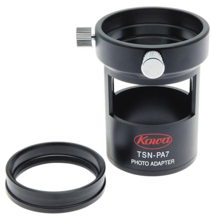 Kowa Photo Adapter for TSN-880/770 Scopes and Zoom Eyepieces, Black, Small, TSN-PA7