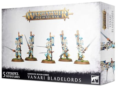 Games Workshop - Warhammer Age of Sigmar: Lumineth Realm-lords - Vanari BladeLords - Tabletop Miniature Game - Ages 14+