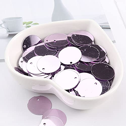 YIPOCH 10g/Packung Runde Pailletten 6mm 8mm 10mm 15mm 20mm 30mm Nähpailletten zum Basteln, Schmuckzubehör, Hochzeitskleid Basteln 28 Farben
