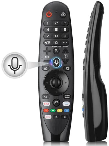 Telecommande pour LG-Smart-TV,Universelle pour Télécommande Magic AKB75855501 MR19BA MR20GA MR21GA MR22GA MR23GA,avec Pointeur et Fonction Vocale