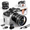 NBD Appareil Photo Numérique 4 K,caméra Vlogging 48MP pour Youtube avec Microphone et poignée pour trépied, NBD-S100-Pro-WH-WM-EU-2408