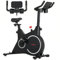 SPORTNOW Liegeergometer für Zuhause Heimtrainer mit Magnetwiderstand, LCD-Monitor, Sitzergometer mit Verstellbarem Sitz und Griff, Tablet-Halter, Flaschenhalter, bis 120 kg