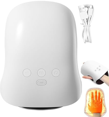 Trådlös Handmassageapparat - Trådlös Uppvärmd Handmassageapparat - Massageenhet Med Långvarig Batteritid För Idrottare Män Ungdomar Pappor Kvinnor Mödrar