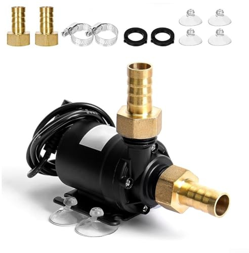 Brushless Submersible Water Pump, DC12/24V 800 L/H 5 M Ultra-Quiet Operation Water Pump, Water Feature Pump For Pond Aquarium Fountain(24V)