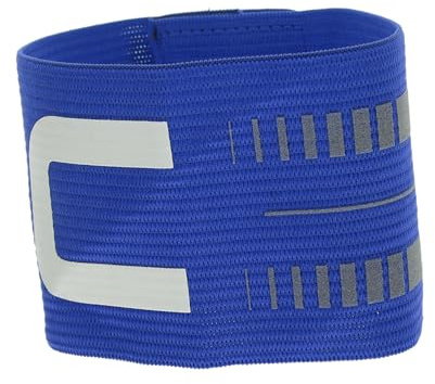 TOPBATHY Brazalete Capitán Fútbol Ajustable Banda Elástica C para Adultos y Ligero Transpirable Promueve Espíritu de Equipo Partidos