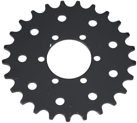 Lawnoval 25T Plateau de vélo pour chaîne de vélo #410 Noir