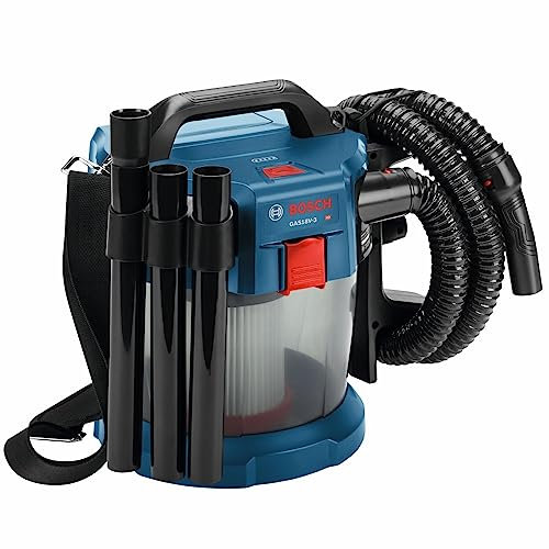 Bosch GAS18V-3N, 18 V Vakuum-Werkzeug, Verbundwerkstoff, Blau