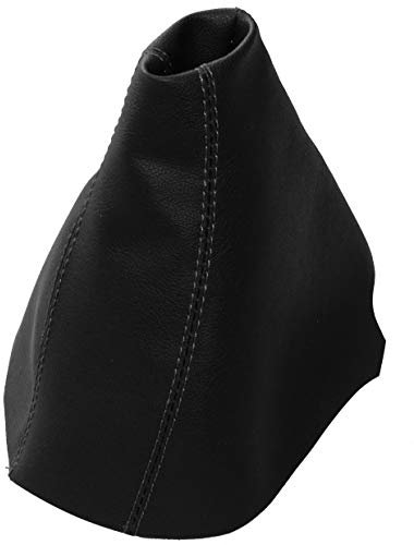 AERZETIX: Schaltsack schaltmanschette kunstleder schwarz mit schwarzen nähten