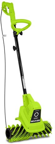 GreenSweep Reviver - Artificial Grass/Turf Power Brush for cleaning Artifical Grass - Lightweight & Compact