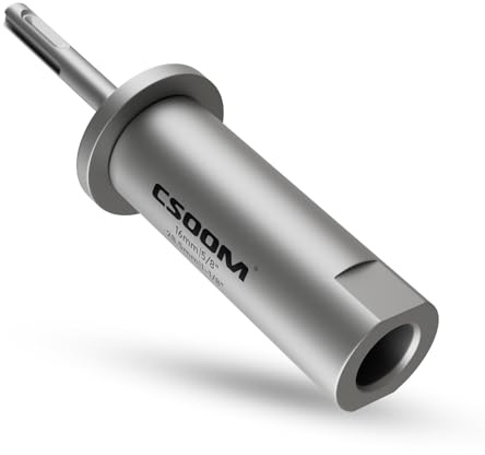 CSOOM Professional SDS-PLUS jordspikdrivare för insticksdjupjord 145 x Ø 28,5 mm, inre Ø 16 mm, jordningsspets, jordningsstavar, avtagbar