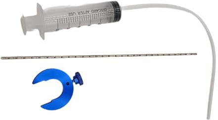 harayaa Motorcycle Fork Oil Level Gauge 60ml Sye Precision Fork Oil Syringe Universal Fork Oil Level Adjuster Adjustment Measuring Suspension Tool for Motorcycle Engine Transmission Turbo Differential