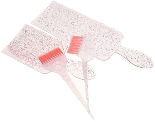 jojofuny Set per Colorare i Chioma Pennello e Pettine in Abs e Nylon, Leggero e Riutilizzabile, per Uso Domestico e Colorazione Fai-da-te