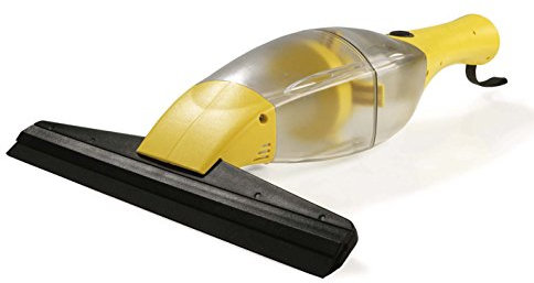 CLEANmaxx Akku-Fensterreiniger | Streifenfreie Sauberkeit | z.B. für Fenster, Fliesen, Spiegel | Keine Tropfen | Li-Ion Akku 1500 mA |[Gelb]