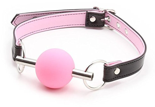 The Bondage Locker Fantasy and Fetish Quality Silicone Ball Gag Slave Sub Gag, Pink