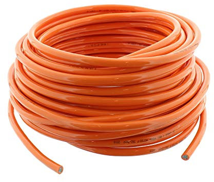 Polyurethanleitung H07BQ-F 3G 2,5mm² PUR Kabel orange 15 Meter