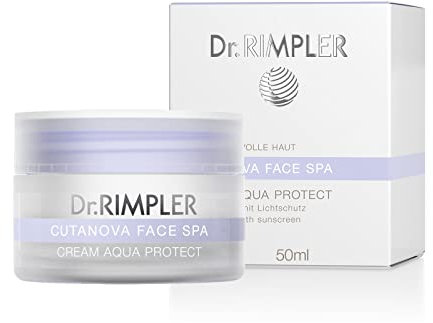 Dr. RIMPLER CUTANOVA FACE SPA Cream Aqua Protect 50 ml - Anti-Age Tagespflege mit leichtem Lichtschutz - für eine feuchtigkeitsarme und regenerationsbedürftige Haut