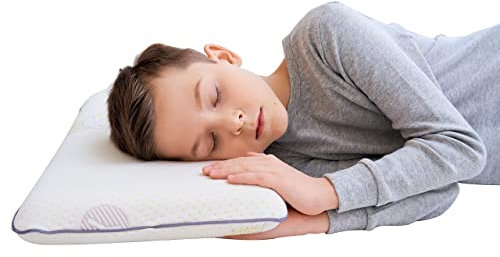 SIKAINI Gesundheit Kinder Kissen für Bett Schlafen Oeko-Tex Hypoallergenic Memory Schaum kinderkissen kopfkissen für Kinder (3-8 Jahre)