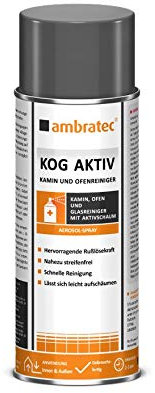 Ambratec KOG Aktiv Kamin- und Ofenreiniger mit Aktivschaum zur Beseitigung hartnäckiger Verschmutzungen Mehrzweckreiniger Backofenreiniger - streifenfreie Reinigung