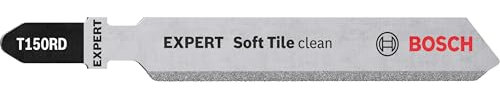 Bosch 3x Lame de scie sauteuse EXPERT Soft Tile Clean T150RD (pour Carreaux tendres, Carreaux tendres, Longueur 83 mm, Professional Accessoire Scie sauteuse)