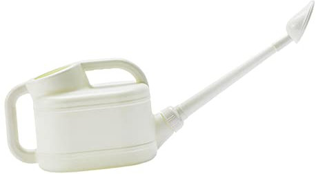 Colcolo Annaffiatoio Extra Large 4L Annaffiatoio in plastica a Bocca Lunga per Piante d'appartamento Fioriera per Interni Fiori per Piante Bonsai Giardino, Bianco