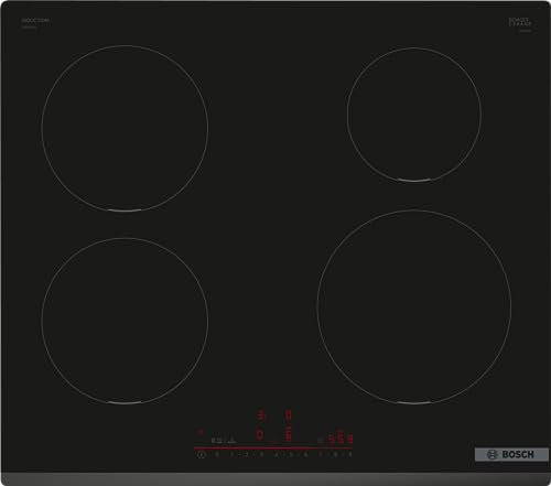 Bosch PIE631HB1E, Plaque de cuisson induction, Série 6, 4 foyers, 60 cm, Noir