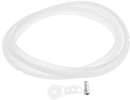 Garneck Pressure Cooker Sealing Ring Gasket Set 7pcs Rubber Cooker Rings Replacement Accessories for 5l 6l Electric Pots with Floating Valve Compatible Seal Parts