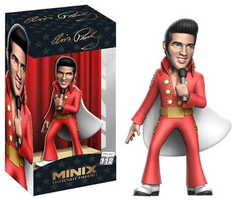 Minix Elvis – Elvis Red Suit – Collectible Music Icon Figure for Fans