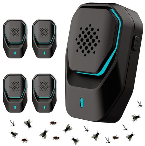 Nitoer 2026 Upgraded Ultrasonic Pest Repeller,4 PCS Mouse repellent,Powerful Pest Repellent Ultrasonic Plug in for Rats,Rodent,Mice,Bugs,Mosquito,Spider,Ant Repellent Harmless To Pets And Human