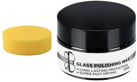 Glasögon repborttagare, poleringspasta med, spegelglasögon skrapande slipvax, för spegel vindruta telefon skärm surfplatta körläsning arbete studie resa