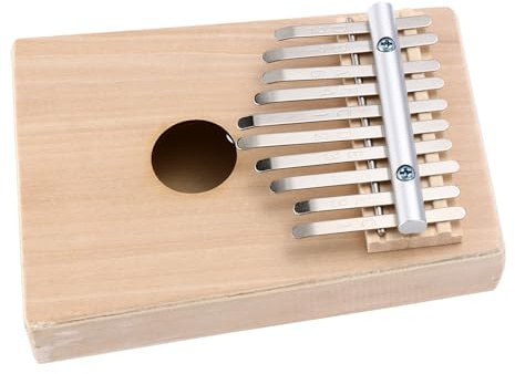 Hoement Handbemaltes Einzigartiges Design aus Kiefer und Sperrholz Daumenklavier Selbstgemacht Finger Daumen Klavier mit Melodischem Klang für Kinder und Kreative Rollenspiele
