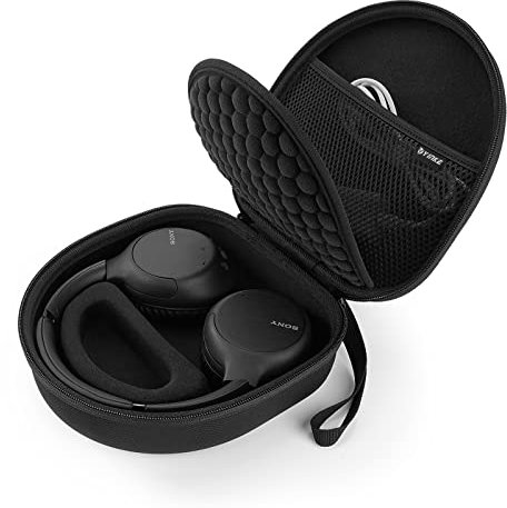 YINKE Case for Sony WH-CH720N / Sony WH-CH 710N / WH-CH 700N Noise Headphone, Travel Protective Cover Storage Bag (Black)