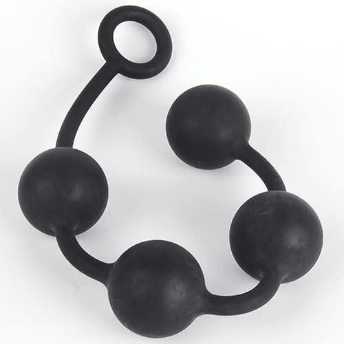 Soft Silicone Beads Anales Trainer Set Butt Pugs Toys Anales Trainer Kit for Men Women Body Relaxing, Flexible Smooth Beads Anales Toys Beginner Trainer Set (M)