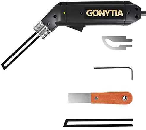 Gonytia Hot Knife Foam Cutter Rope Cutter Fabric Cutter Pro Electric Hot Knife Heat Sealer Cutting Tool kit with 2 Blades & Accessories