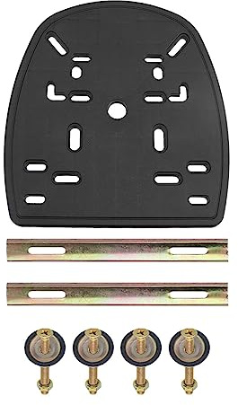 Ronyme Portaequipajes trasero para motocicleta, caja de accesorios, soporte de soporte, soporte plano de repuesto, portaequipajes trasero Universal para, estilo d