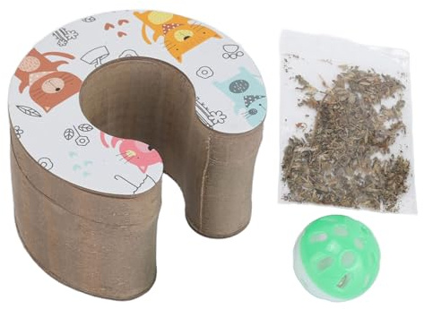 HPZIHUIT Tablero rascador con Garra para moler Gatos, Juguete rascador Plegable Resistente a la abrasión para Gatos