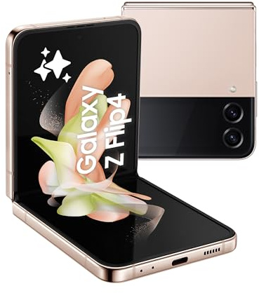 Samsung Galaxy Z Flip4 5G Smartphone Android Klapphandy 512GB, Pink Gold, inkl. 36 Monate Herstellergarantie [Exklusiv bei Amazon]