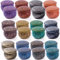Yinuo Mirror 24 Tarros de Vacíos Velas, Contenedores de Velas Vacíos Reutilizables,Kit para Hacer Velas