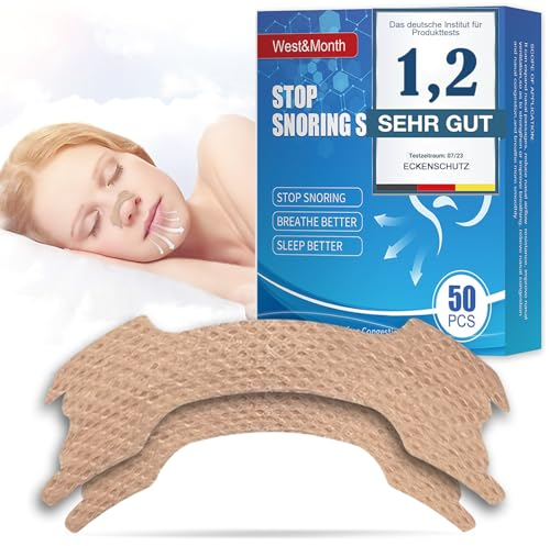50 Stück Nasenpflaster schnarchen,Anti Schnarchen Pflaster,Schnarchpflaster Breathe Nase Nasal Stripes,Anti Schnarch Nose Strips für SchlafGegen