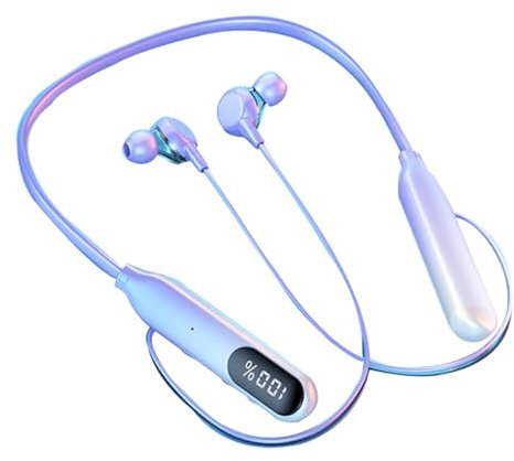 Bluetooth Neckband Earphones Wireless Neck Band Ear Bluetooth Gym Headphones Wireless ENC Noise Cancelling Sports Earphones In Ear Waterproof Headphones TWS Ear Phones for iPhone Android Runners Work