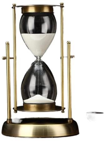 Temporizador de arena, decoración de reloj de arena, decoración de reloj de arena de 60 minutos, reloj de arena grande, reloj de arena, reloj de arena de cristal de 1 hora, reloj de arena