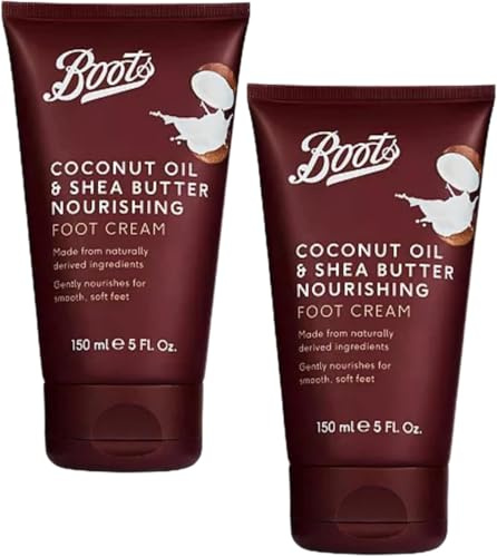 2xBōōts | Coconut Oil & Shea Butter Nourishing Foot Cream | 150mL Each