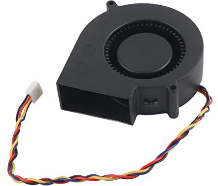 GLOGLOW Ventilador para Barbacoa, Arrancador de Carbón, 12 V, 2,94 A, Motor sin Escobillas con Rodamientos de Bolas de Alta Precisión y Control de Velocidad PWM para Camping, Picnics y