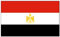 SHATCHI National Flag Ägypten Ägyptische Nationalflagge mit Ösen, groß, 1,5 x 0,9 m, 5x3'