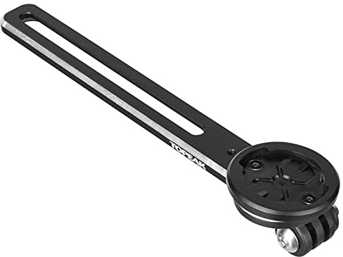 Topeak Supporto frontale UTF Multi-Mount 150mm per pieghe manubrio integrate, COMPATIBILITÀ: Computer da bici GPS Garmin® Edge / Wahoo® / Sigma®, Action cam GoPro®