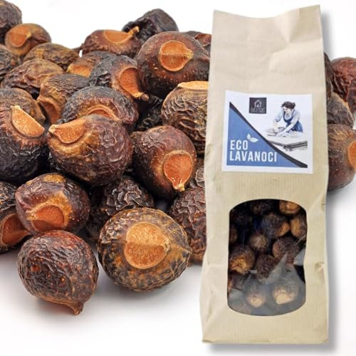 LAVANOCI Noci del sapone 500gr, Noci indiane per il bucato, Ecodetersivo 100% Naturale