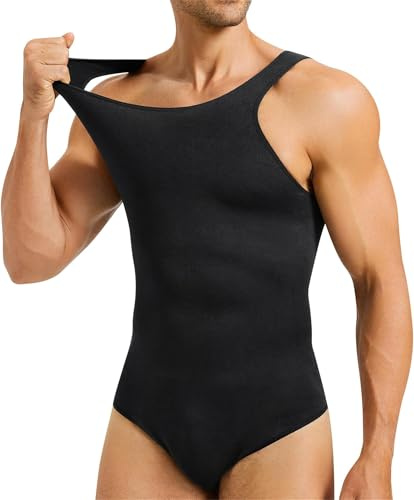 Gotoly Camiseta de Compresión Hombre Faja Reductor Adelgazar Moldeador Shaper Compresión Chaleco Abdomen Cintura Body Shaper