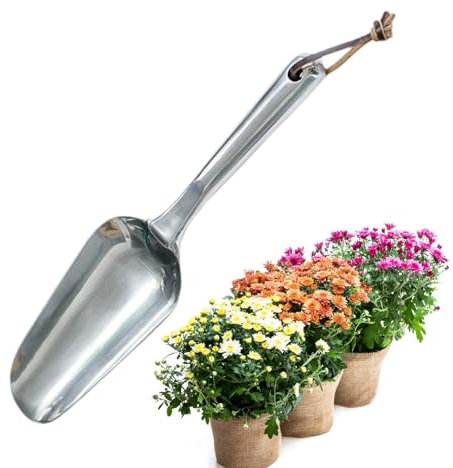 Outils de Jardinage, Outils manuels de Jardinage,Râteau à Pelle Robuste en Acier Inoxydable pour Le Jardinage | Gadget de Fleurs en Pot pour, Outils d'empotage pour d'intérieur, Kit d'outils manuels