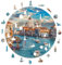 Iconic Puzzles - Beautiful Venice, Italy, 100% sustainable wooden puzzle, Gifts for Children and Adults, size S, 200 Pieces